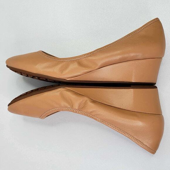Cole Haan Ballet Flats Wedge Round Toe Women's Slip On Size 9 Tan - Picture 5 of 9
